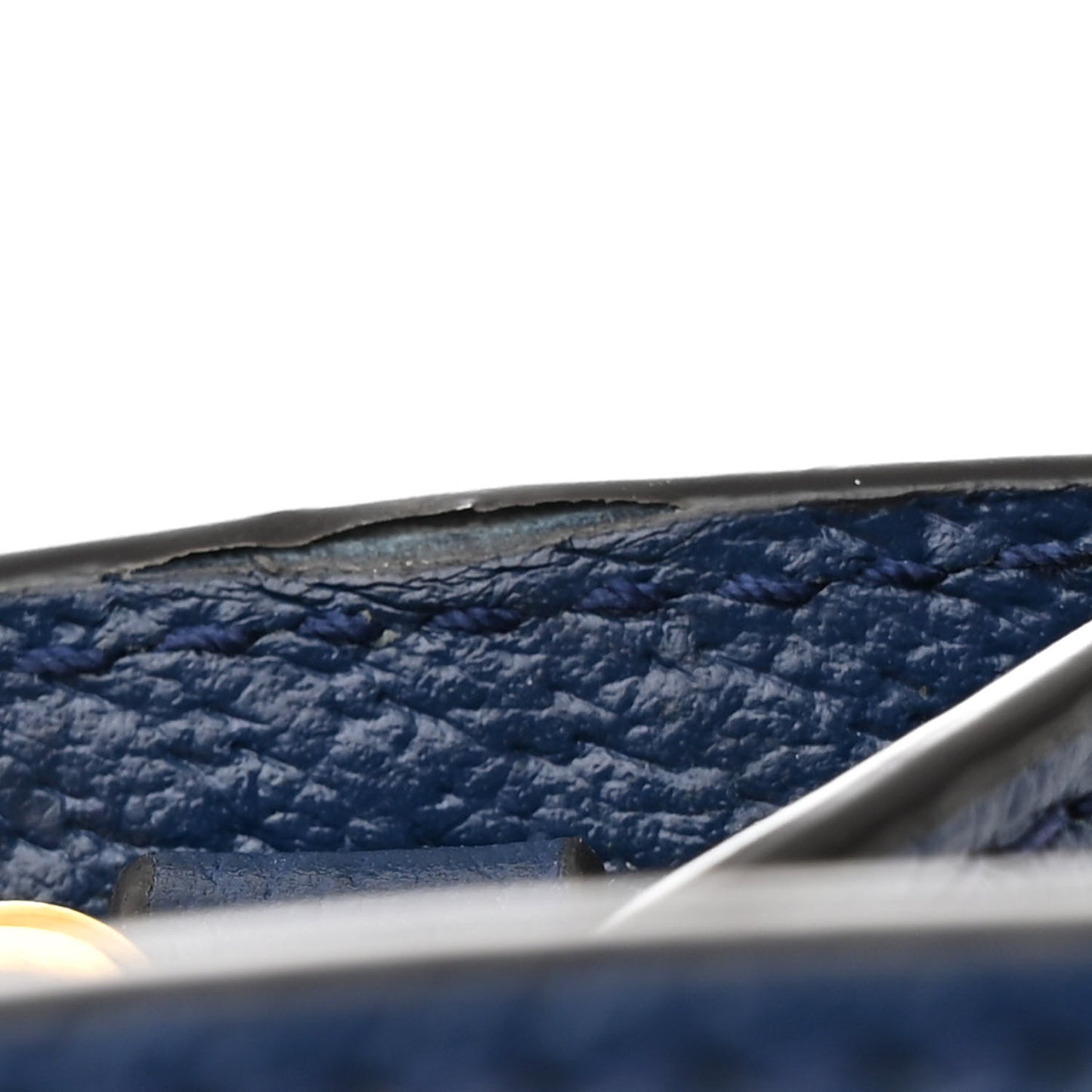 Textured Dollar Calfskin Web Small Diana Tote Bag Royal Crop