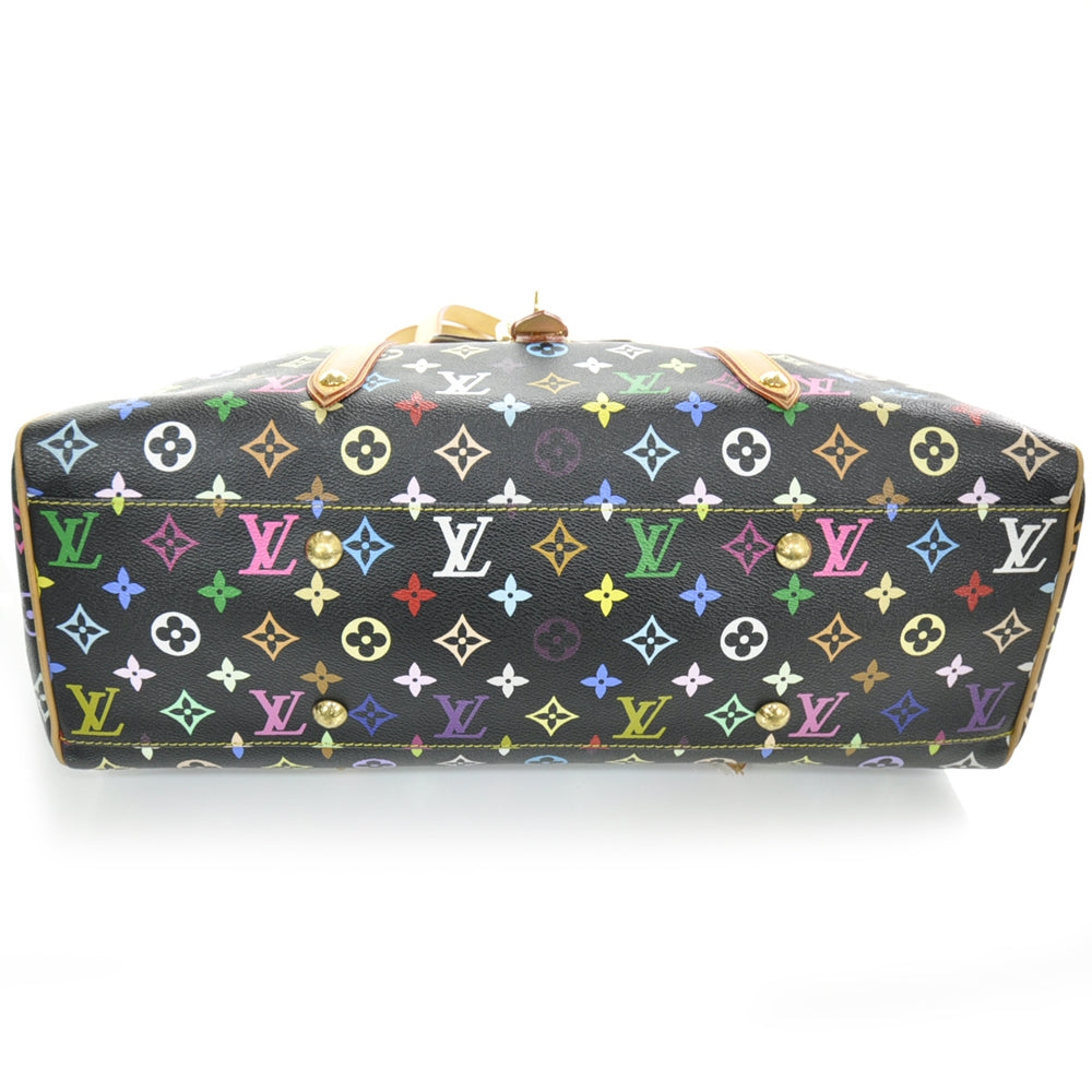 Louis Vuitton Monogram Multicolor Aurelia GM Black 4 of 9