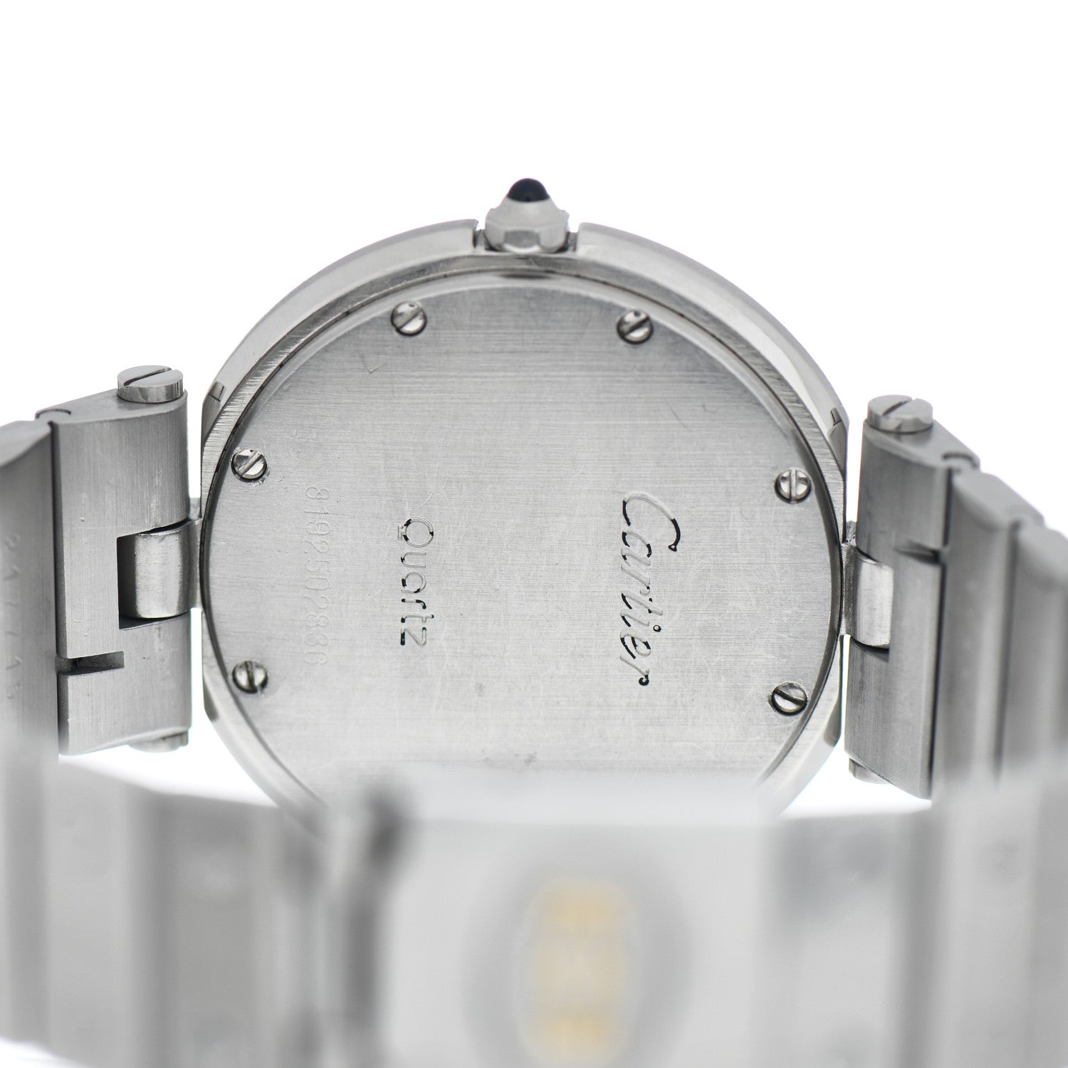 Cartier Stainless Steel 33mm Santos Vendome Quartz Watch 4 of 4