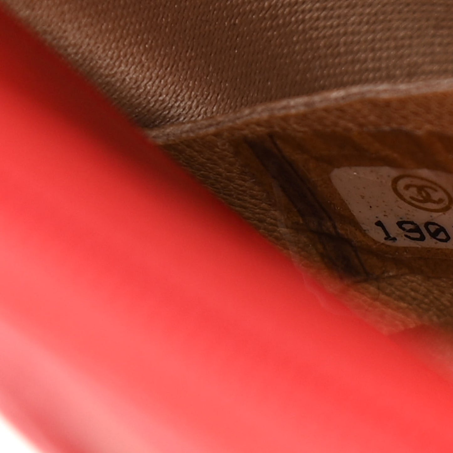 Lambskin Quilted Golden Class Wallet on Chain WOC Red