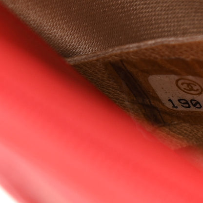 Chanel Lambskin Quilted Golden Class Wallet on Chain WOC Red 8 of 13