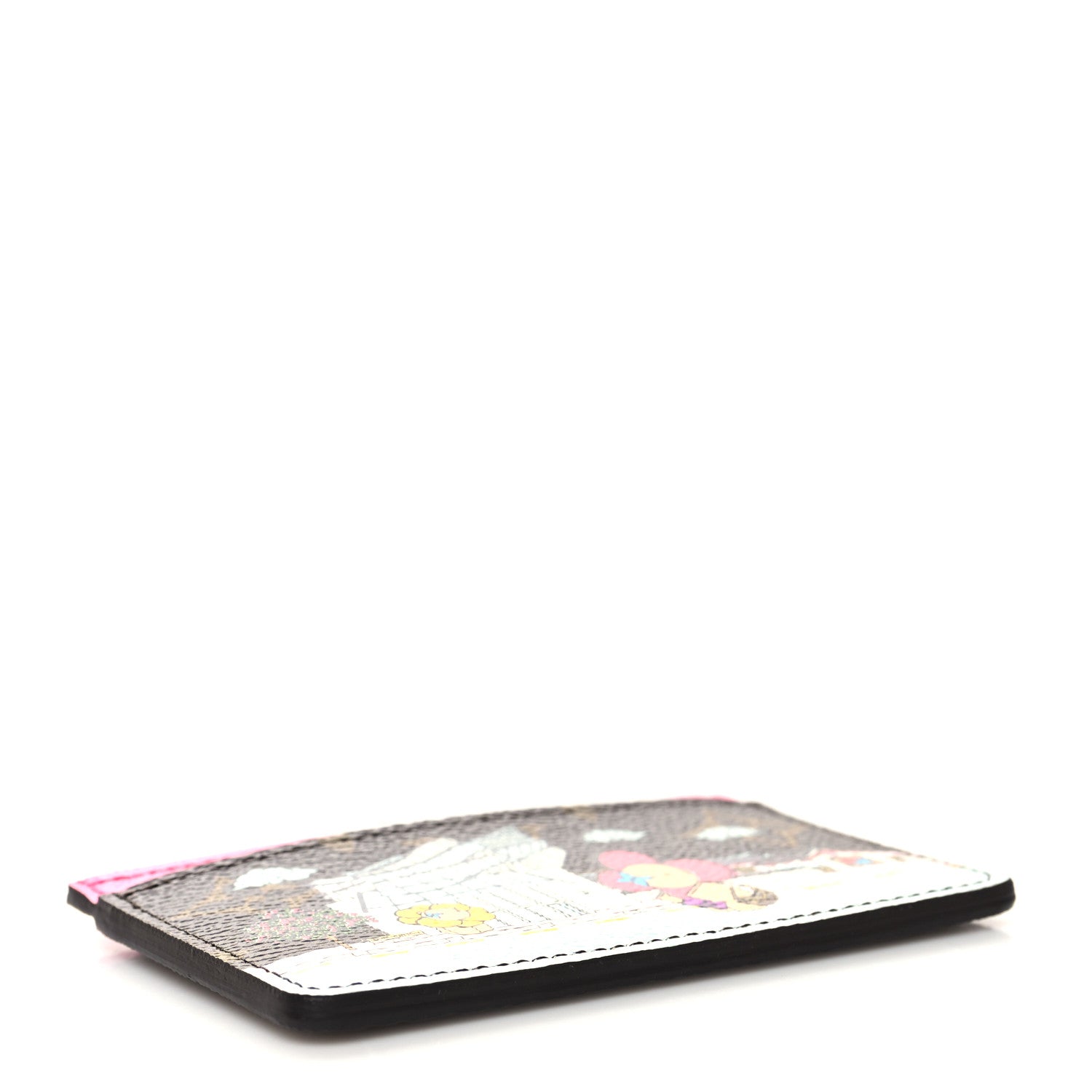 Louis Vuitton Monogram 2022 Christmas Animation Seoul Cardholder Fuchsia 4 of 7