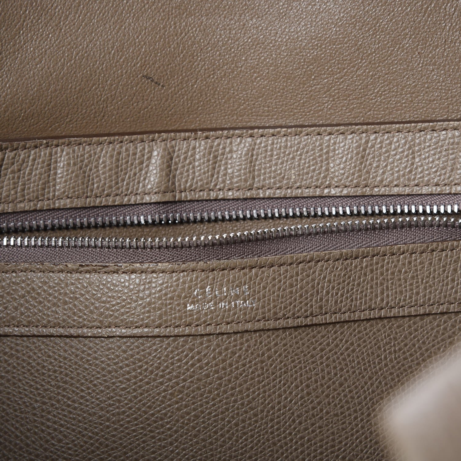Celine Soft Grained Calfskin Small Belt Cabas Phantom Taupe 6 of 12