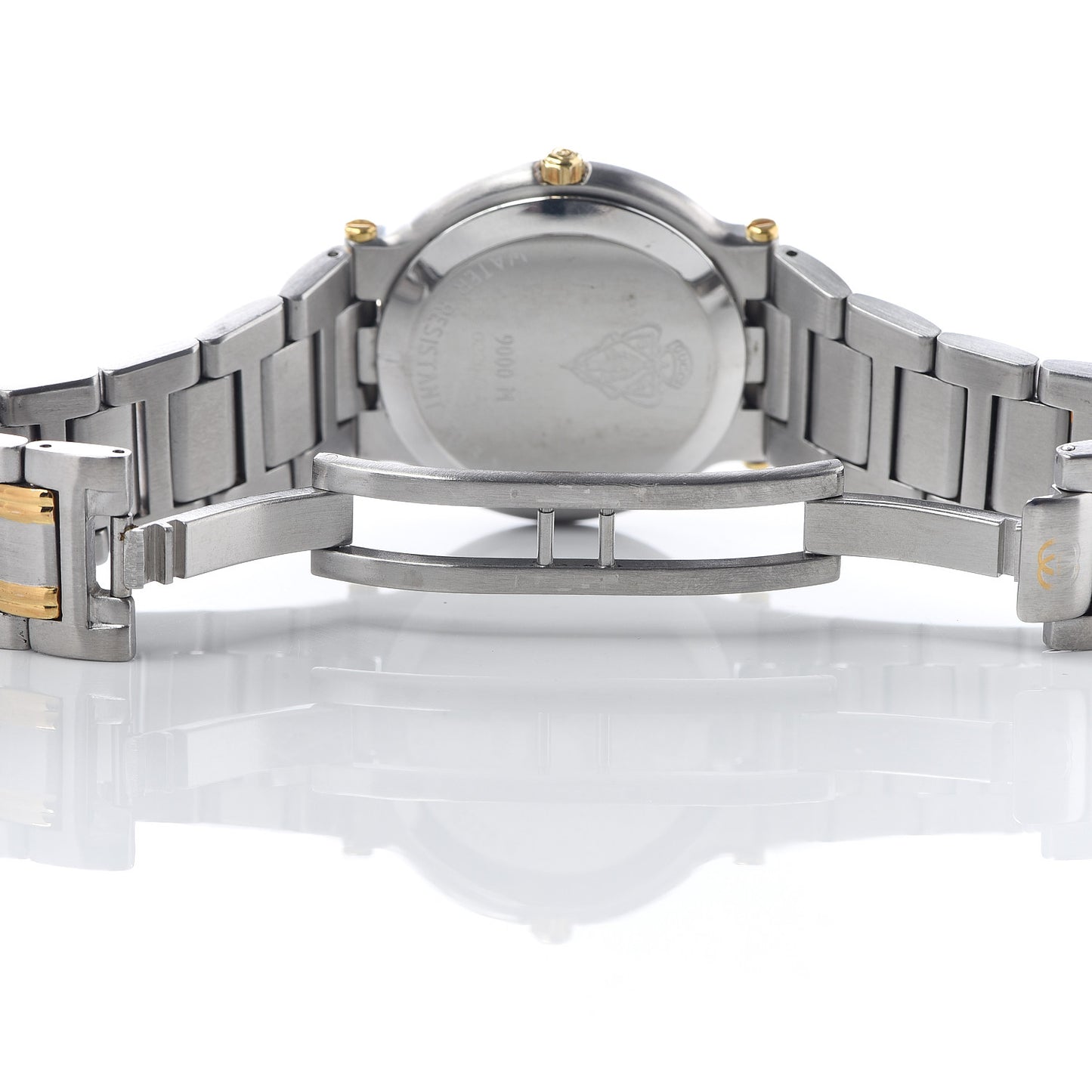 Stainless Steel Diamond Bezel 32mm 9000M Quartz Watch Black