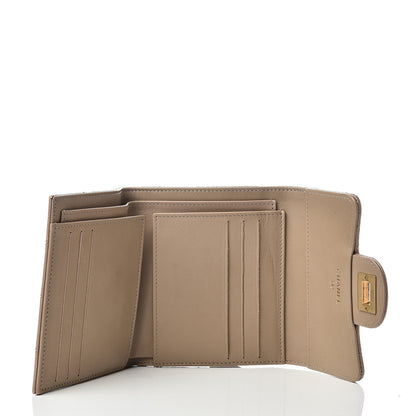 Chanel Metallic Calfskin Quilted 2.55 Reissue Compact Flap Wallet Gold 4 of 9