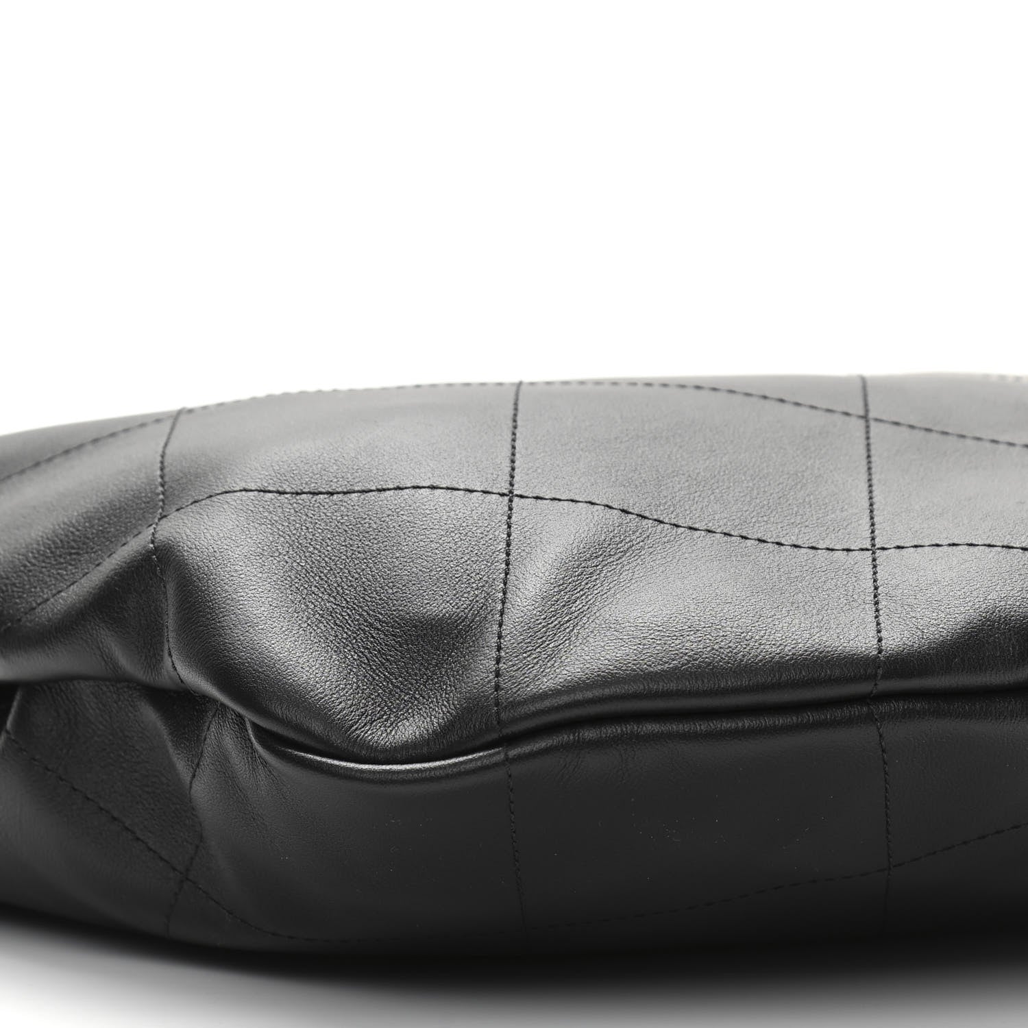 Chanel Calfskin Quilted Maxi Chain Hobo Black 9 of 11