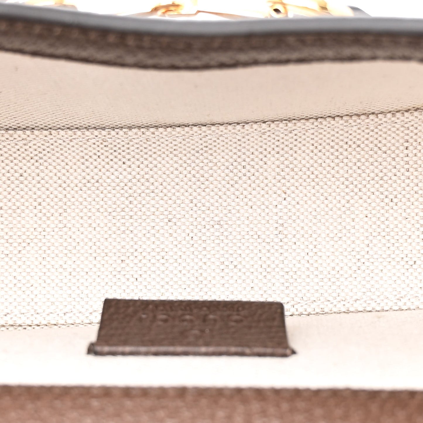 Monogram Jumbo GG Textured Dollar Calfskin Mini Horsebit 1955 Shoulder Bag Camel Ebony New Acero