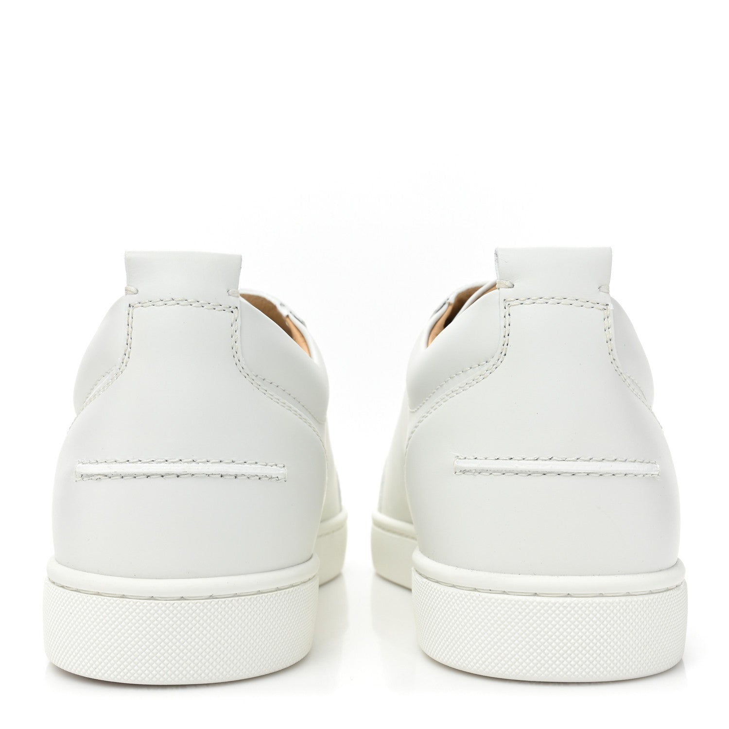 Christian Louboutin Calfskin Mens Louis Junior Flat Sneakers 44.5 White 4 of 10