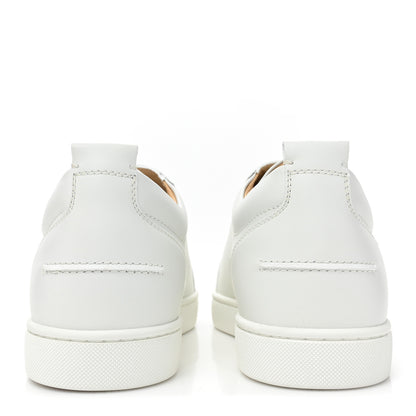 Christian Louboutin Calfskin Mens Louis Junior Flat Sneakers 44.5 White 4 of 10