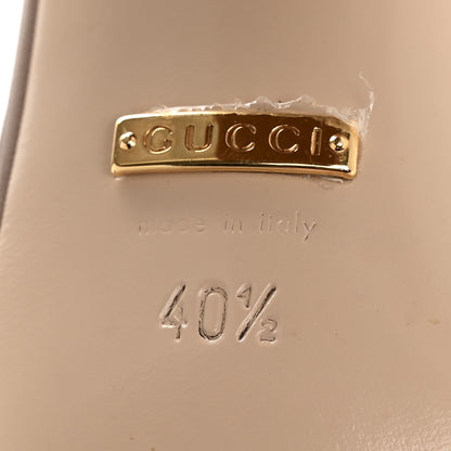 Gucci Lifford Calfskin GG Marmont Ankle Wrap 105mm Sandals 40.5 Cognac 6 of 10