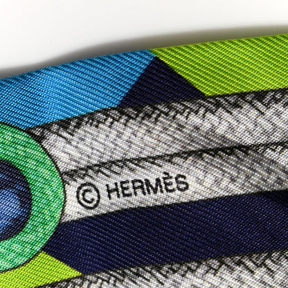 Hermes Silk Brandebourgs Twilly 4 of 4
