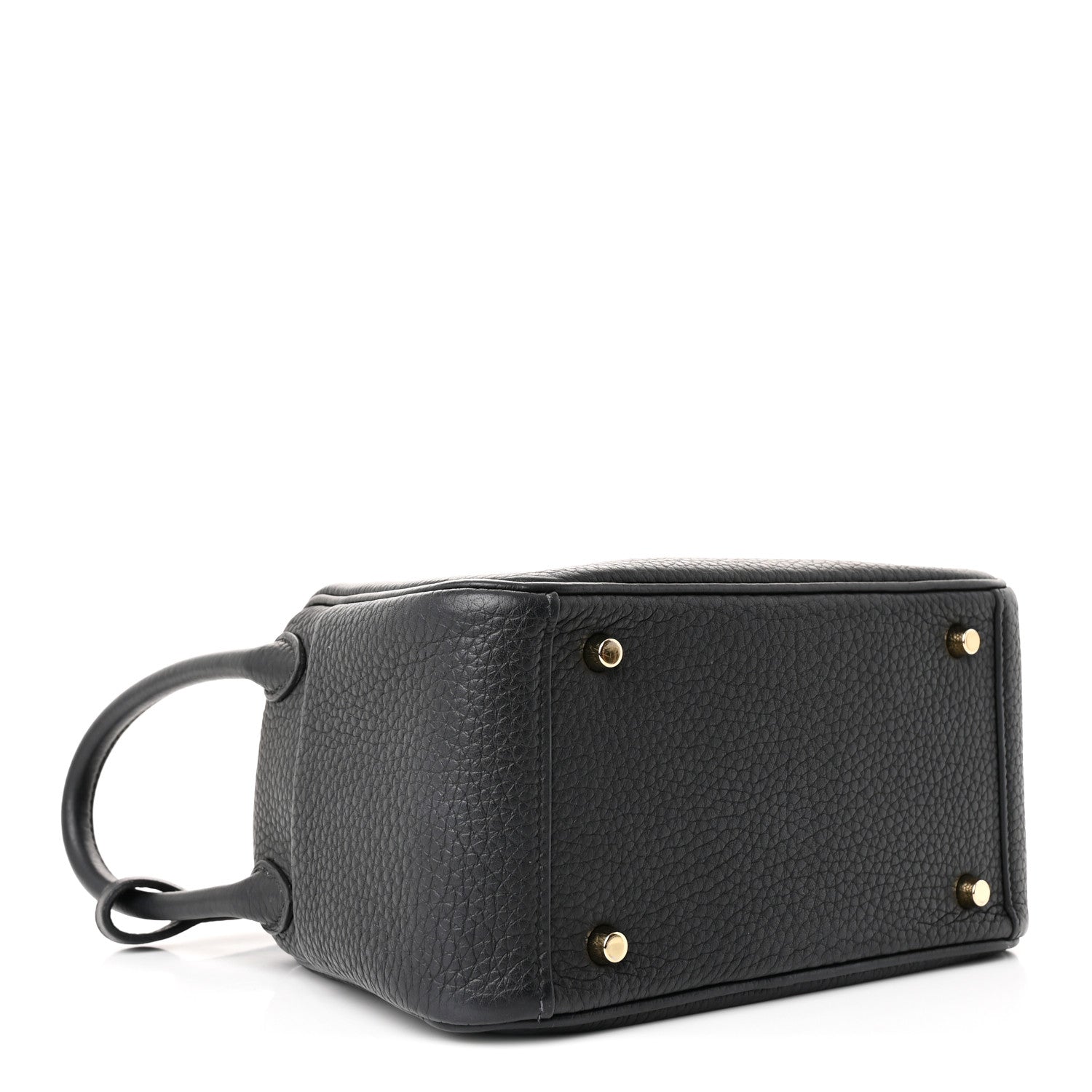 Hermes Taurillon Clemence Mini Lindy 20 Black 4 of 11
