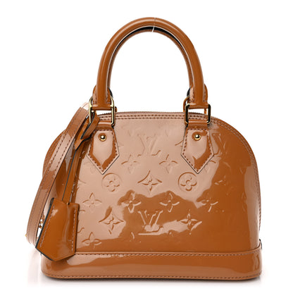 Louis Vuitton Vernis Alma BB Rose Velours 1 of 9