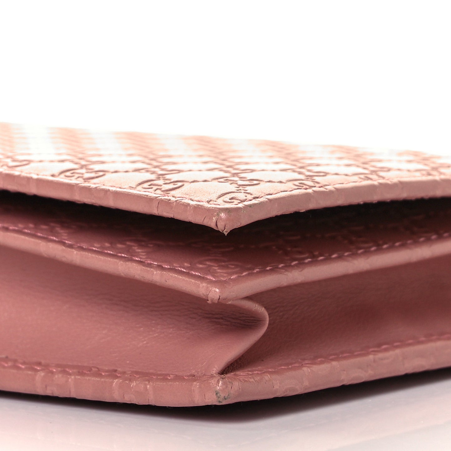 Microguccissima Crossbody Wallet Soft Pink