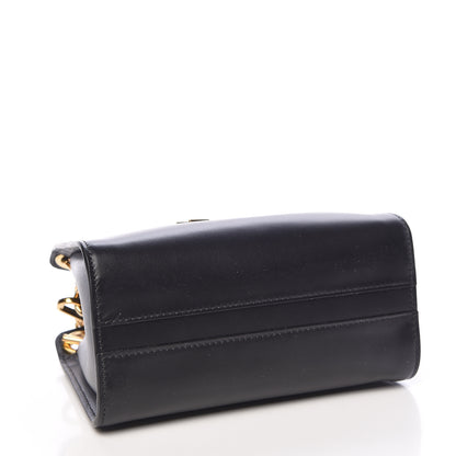 Chloe Shiny Calfskin Mini Annie Shoulder Bag Black 5 of 10