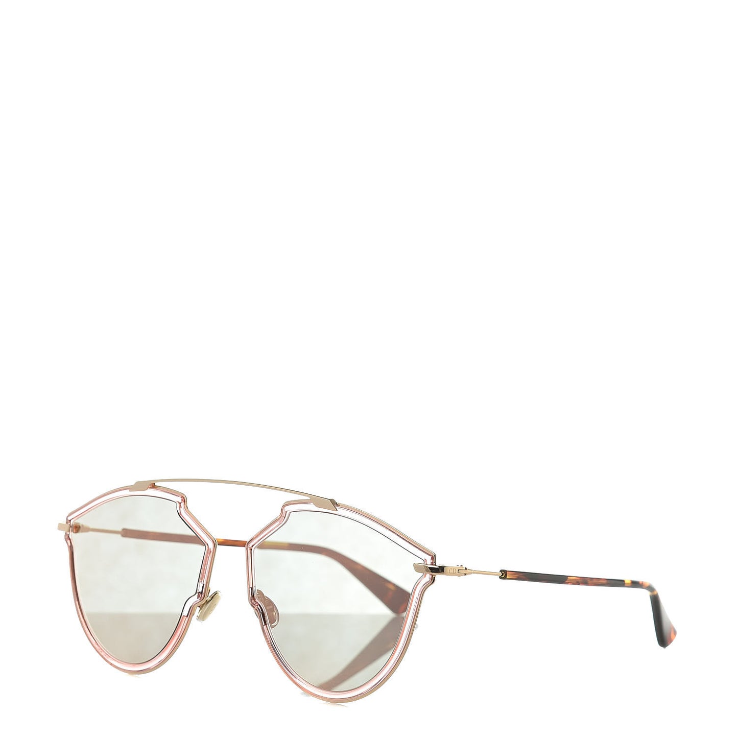 Mirrored So Real Rise Sunglasses Pink Gold