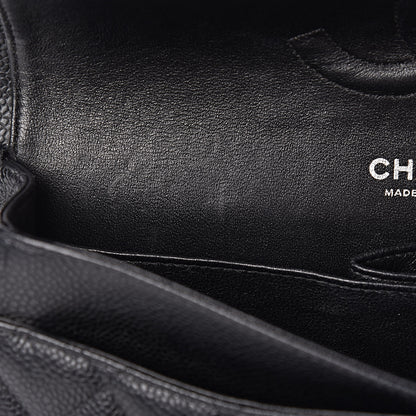 Chanel Caviar Quilted Medium Double Flap Black 11 of 15