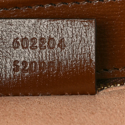 Gucci GG Supreme Monogram Horsebit 1955 Shoulder Bag Beige Brown Sugar 8 of 11