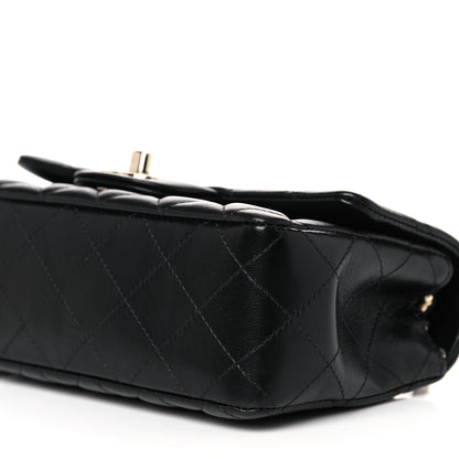 Chanel Lambskin Quilted Mini Rectangular Flap Black 8 of 10