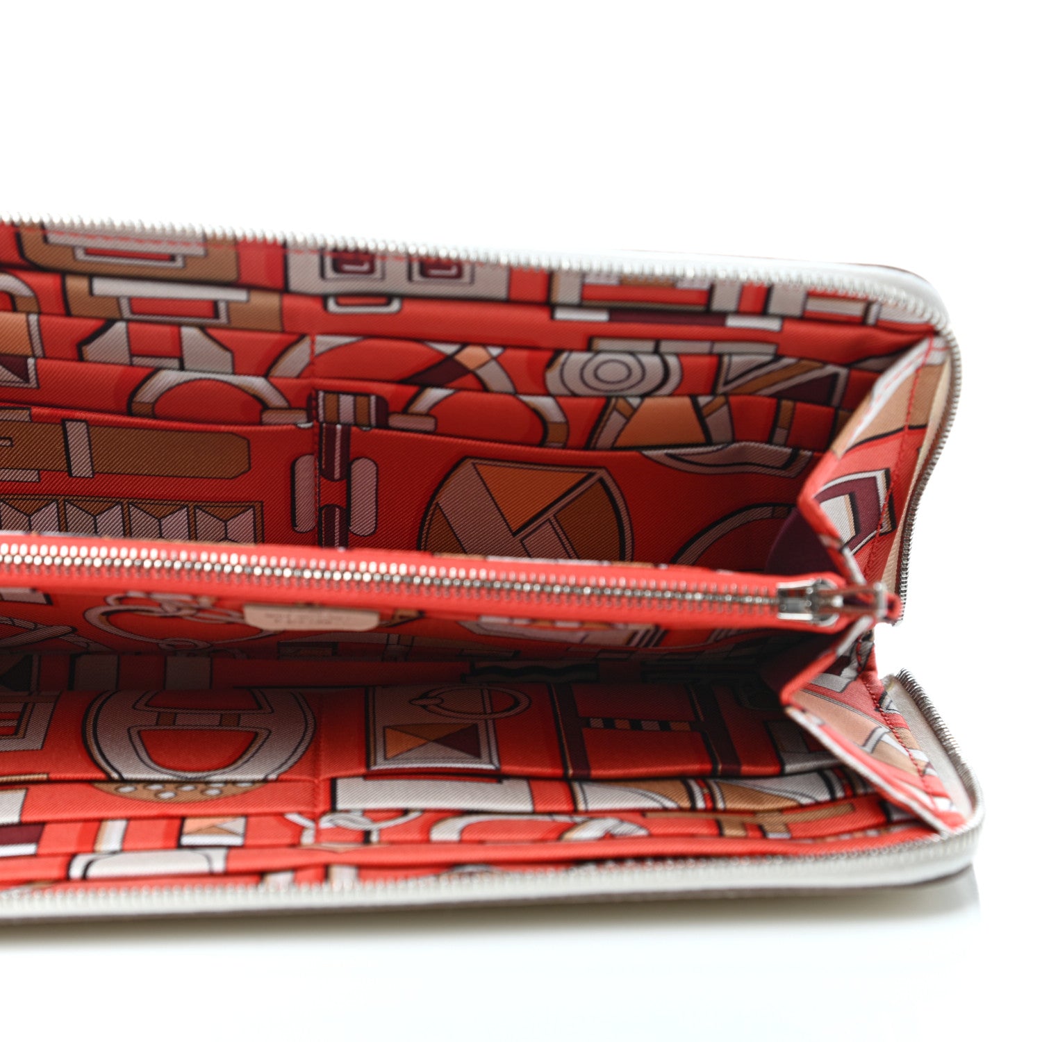 Hermes Epsom Silk'In Wallet Craie 5 of 7
