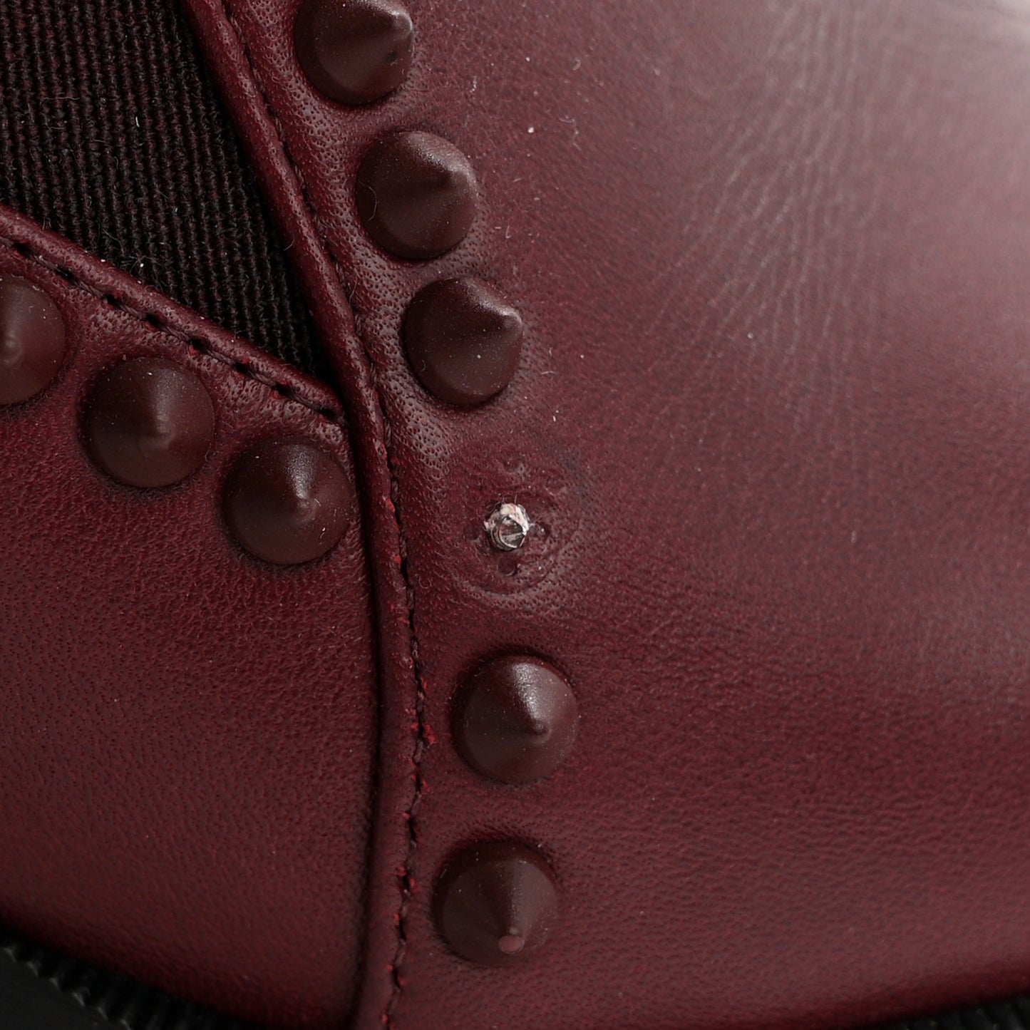 Calfskin Out Line Spike Lug 70 Boots 38 Bordeaux