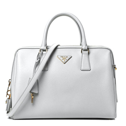 Prada Saffiano Lux Bowler Bianco 1 of 4