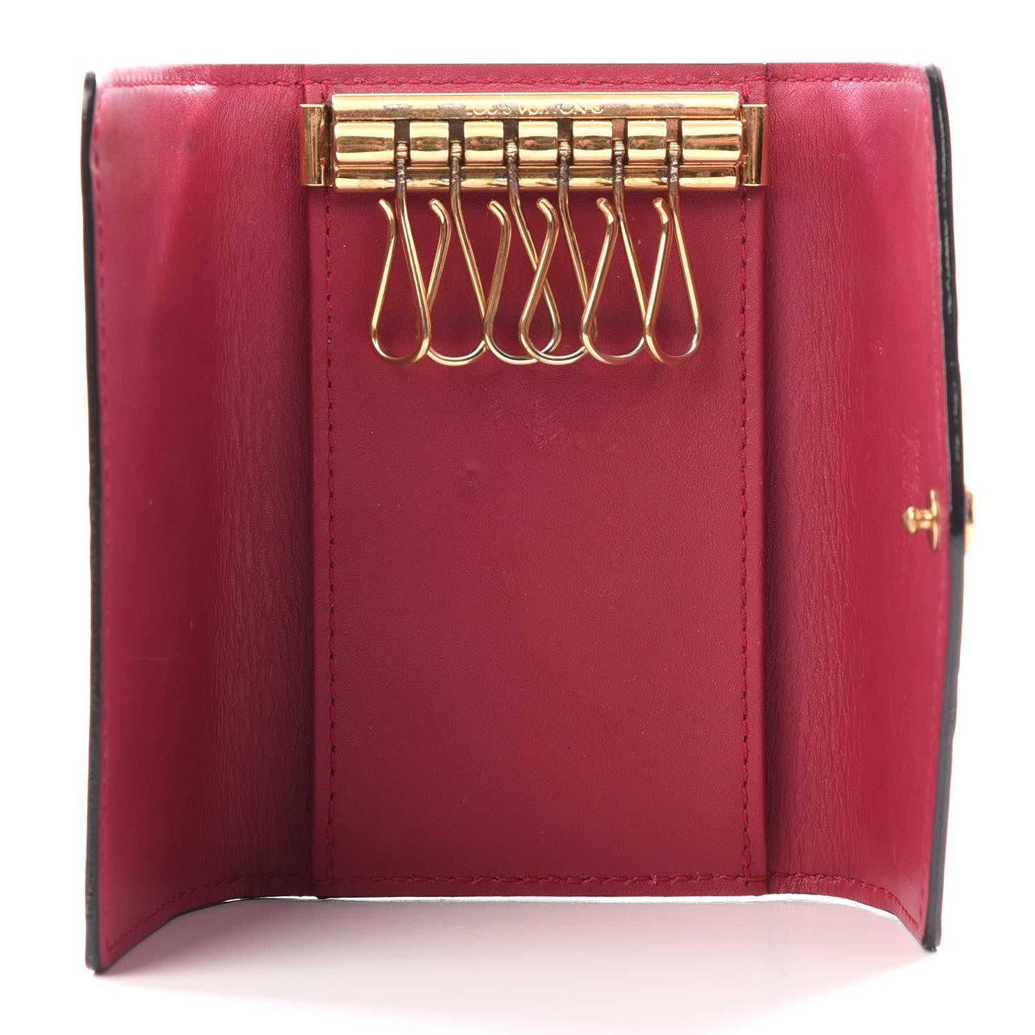 Louis Vuitton Vernis Multicles 6 Key Holder Rose Indien 4 of 11