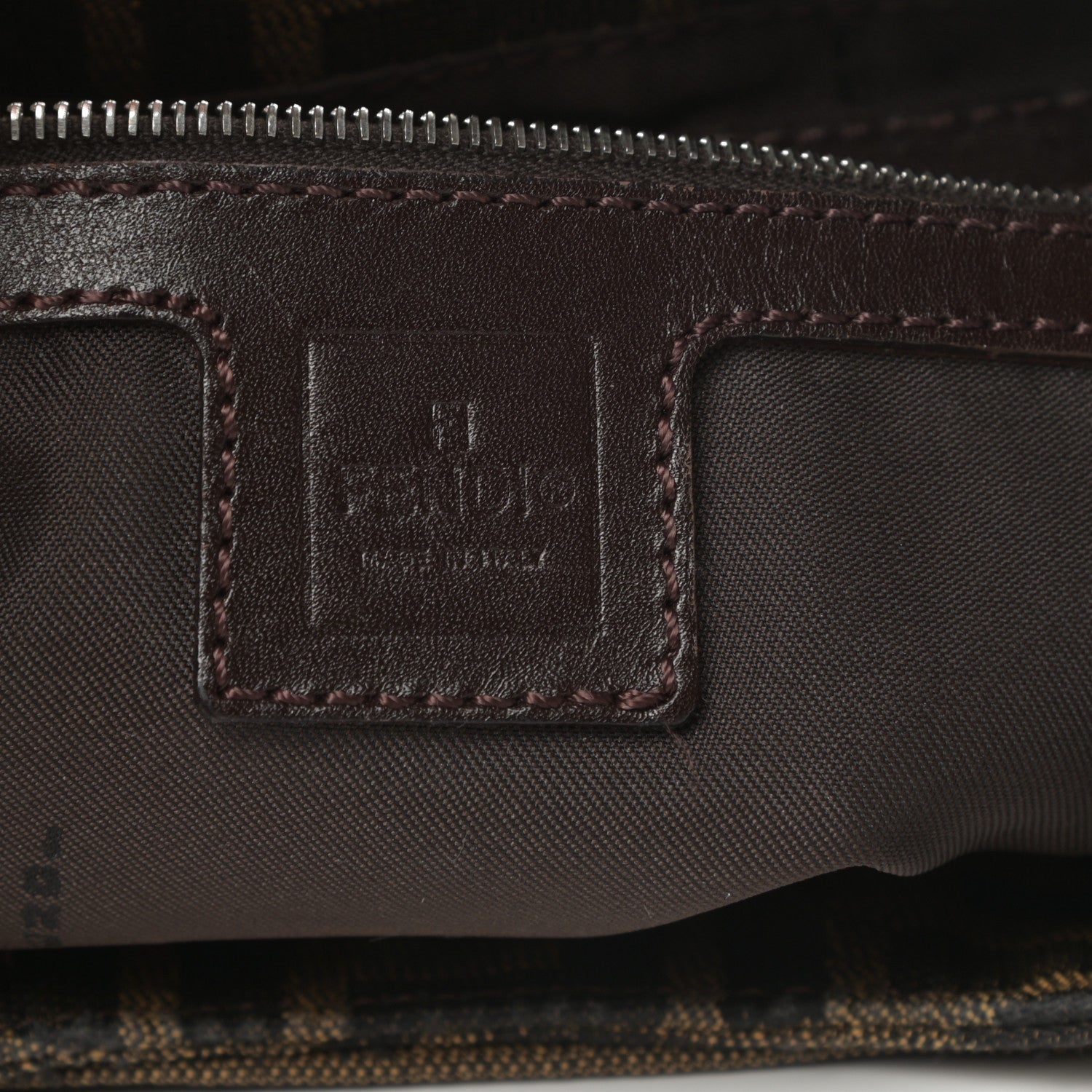 Fendi Zucca Hobo Tobacco 6 of 8