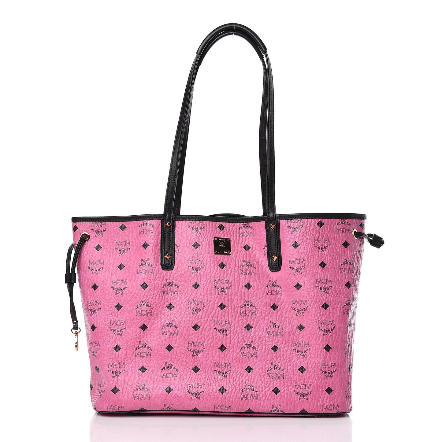 Visetos Medium Reversible Liz Shopper Tote Pink
