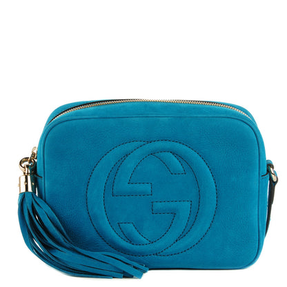 Gucci Vitello Range Small Soho Disco Bag Deep Cobalt 1 of 7
