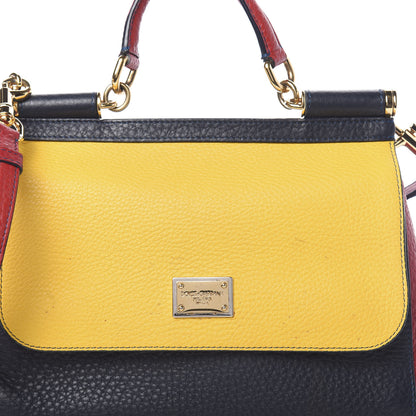 Dolce & Gabbana Grained Deerskin Medium Miss Sicily Satchel Multicolor 10 of 12