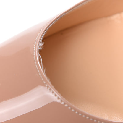 Christian Louboutin Patent Lady Peep 150 Pumps 40.5 Nude 8 of 12