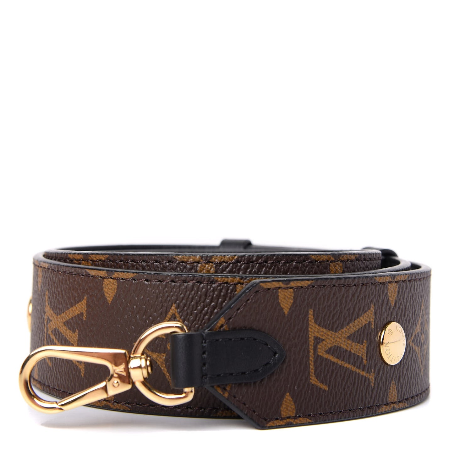 Monogram Adjustable Bandouliere Shoulder Strap Black