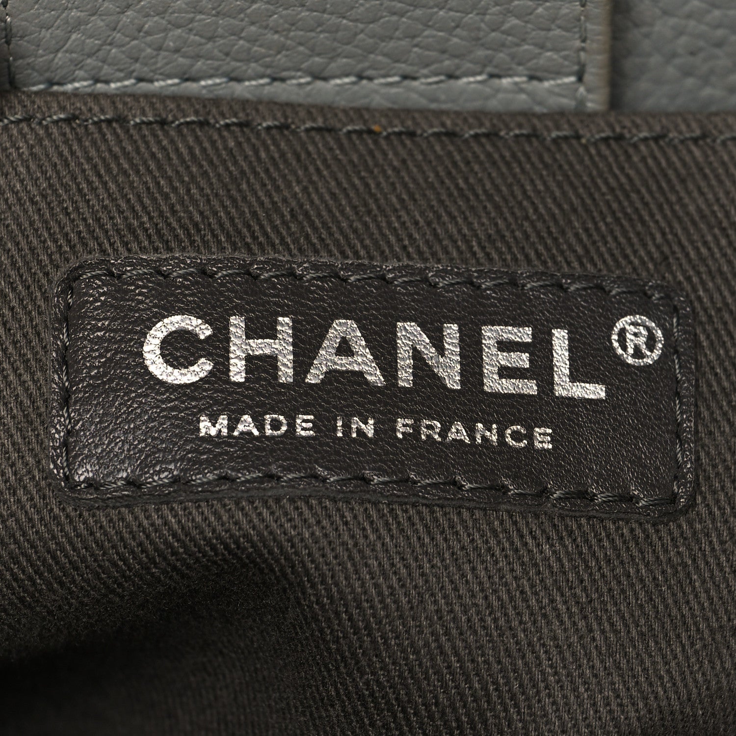 Chanel Grained Calfskin Small Neo Executive Shopper Tote Grey 7 of 20