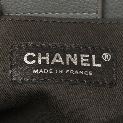 Chanel Grained Calfskin Small Neo Executive Shopper Tote Grey 7 of 20