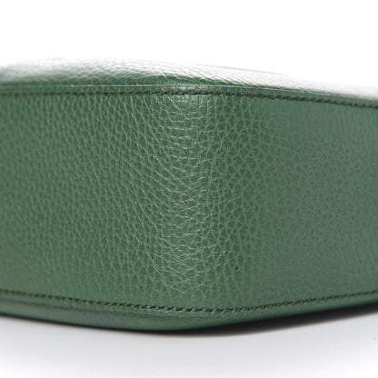 Gucci Pebbled Calfskin Small Soho Disco Bag Emerald Green 9 of 11