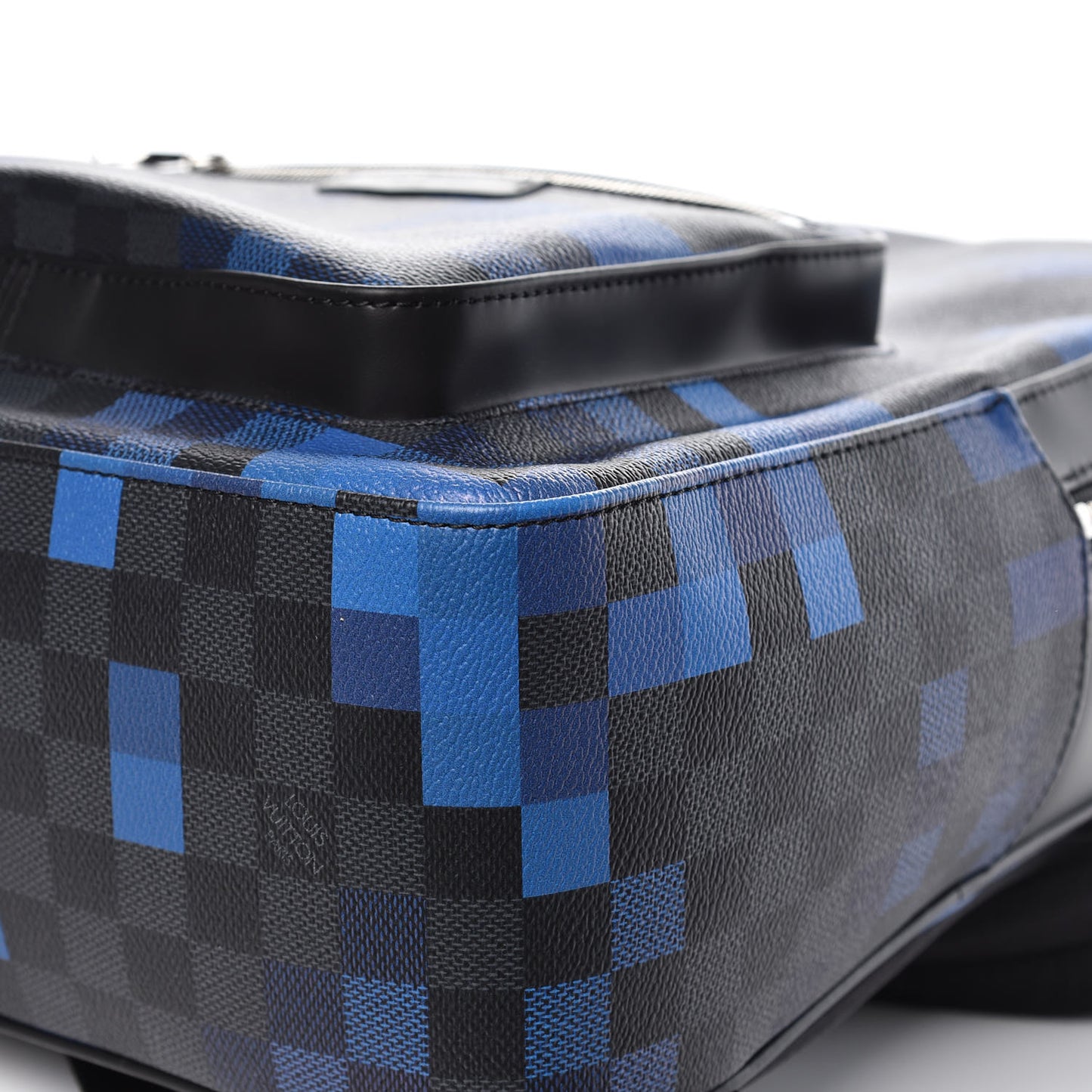Damier Graphite Pixel Josh Backpack Blue