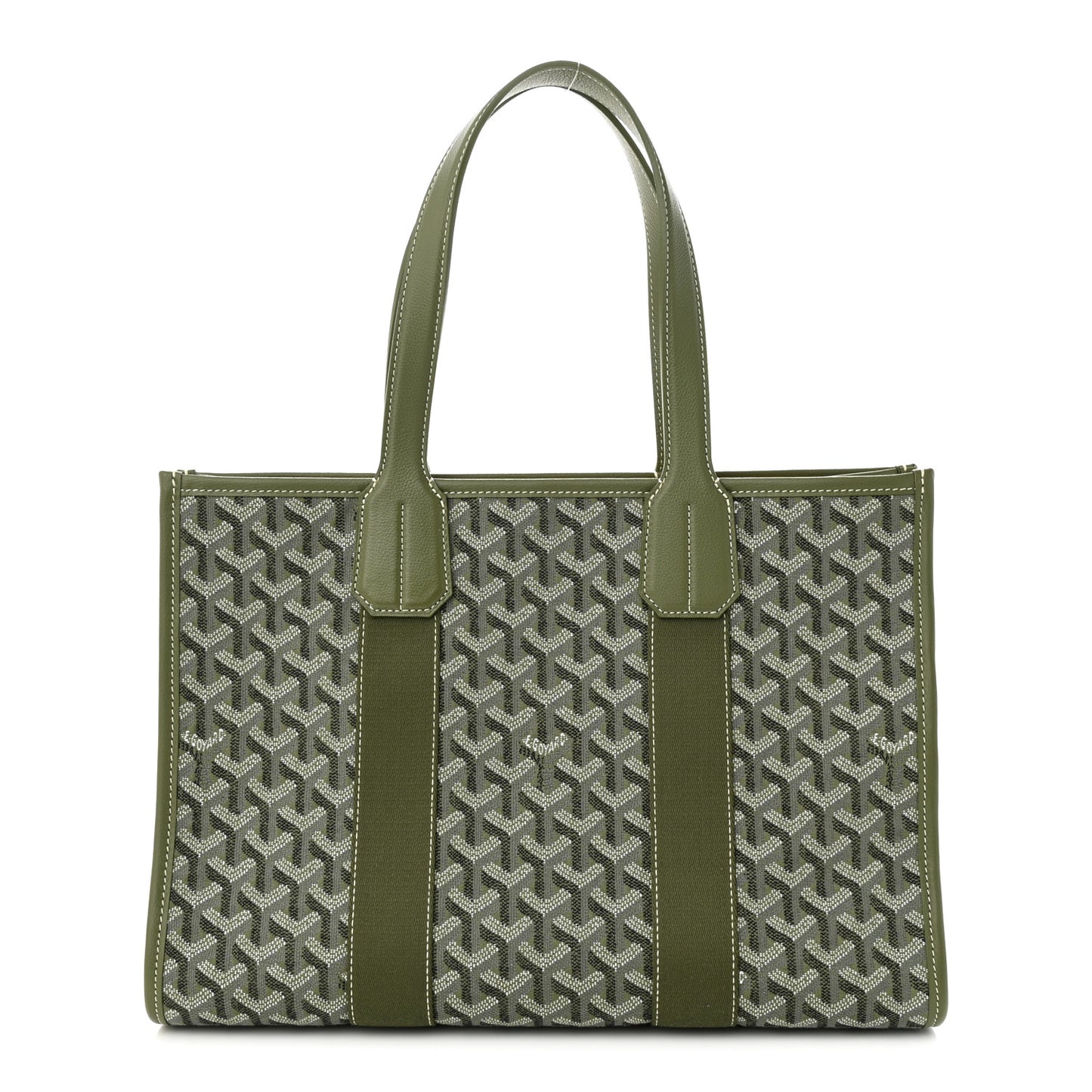 Goyardine Villette PM Tote Khaki