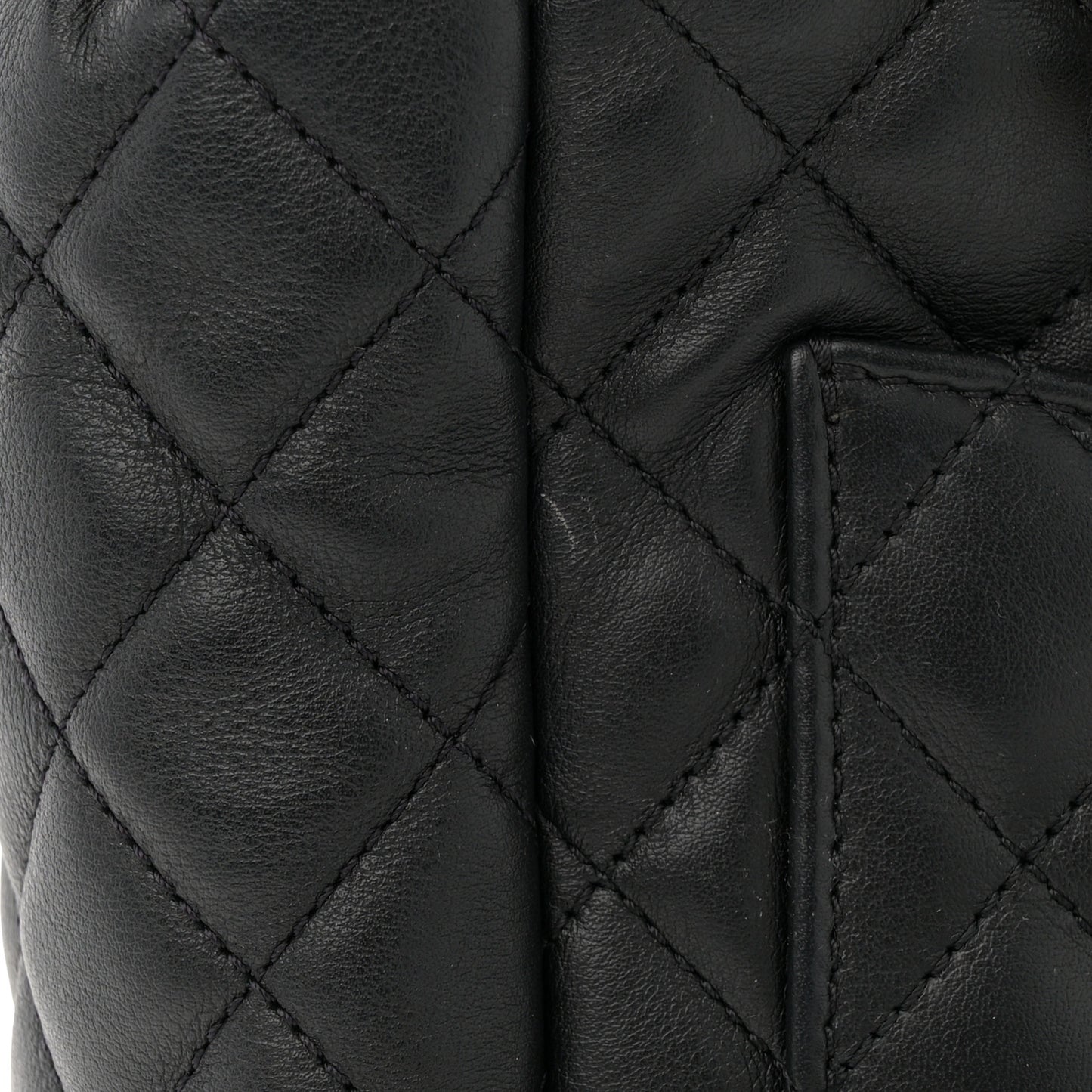 Calfskin Quilted Small Urban Spirit Backpack Black