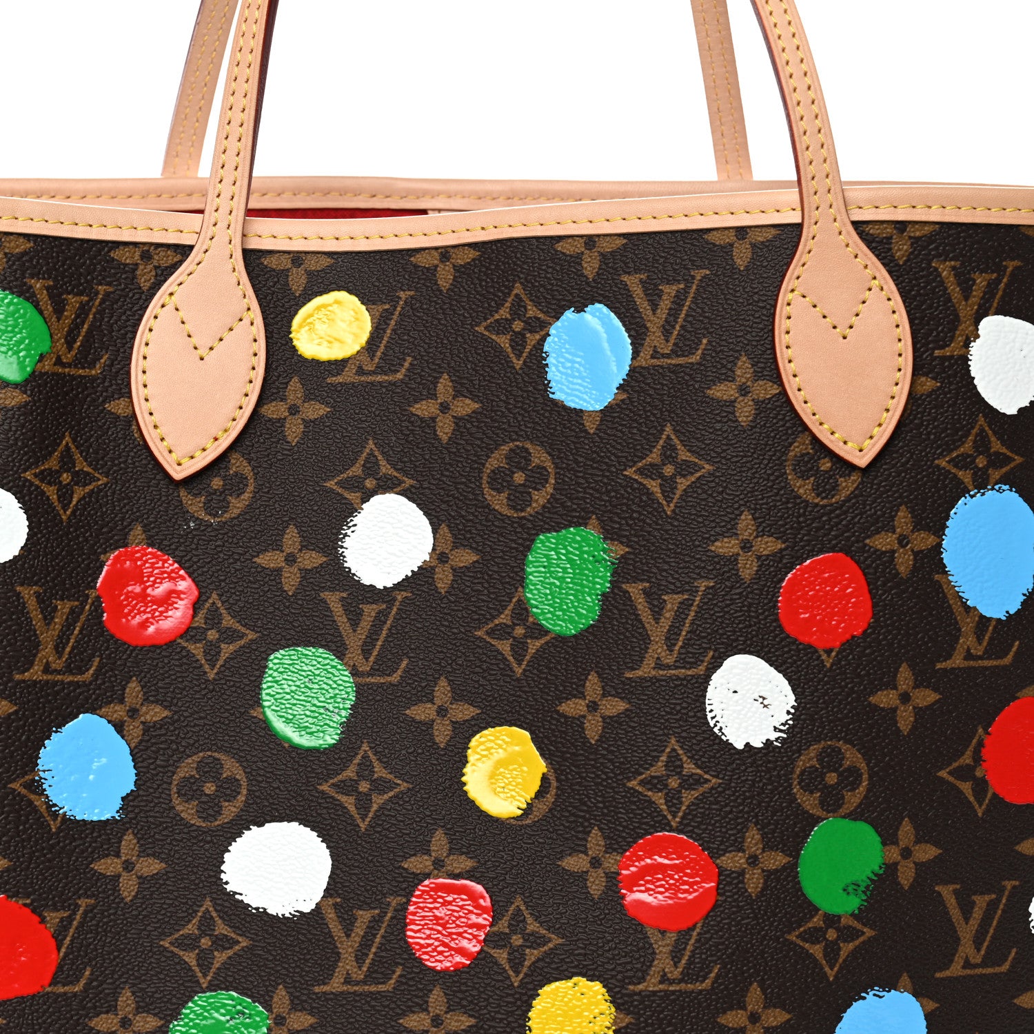 Louis Vuitton LV X YK Monogram Dots Neverfull MM 9 of 11