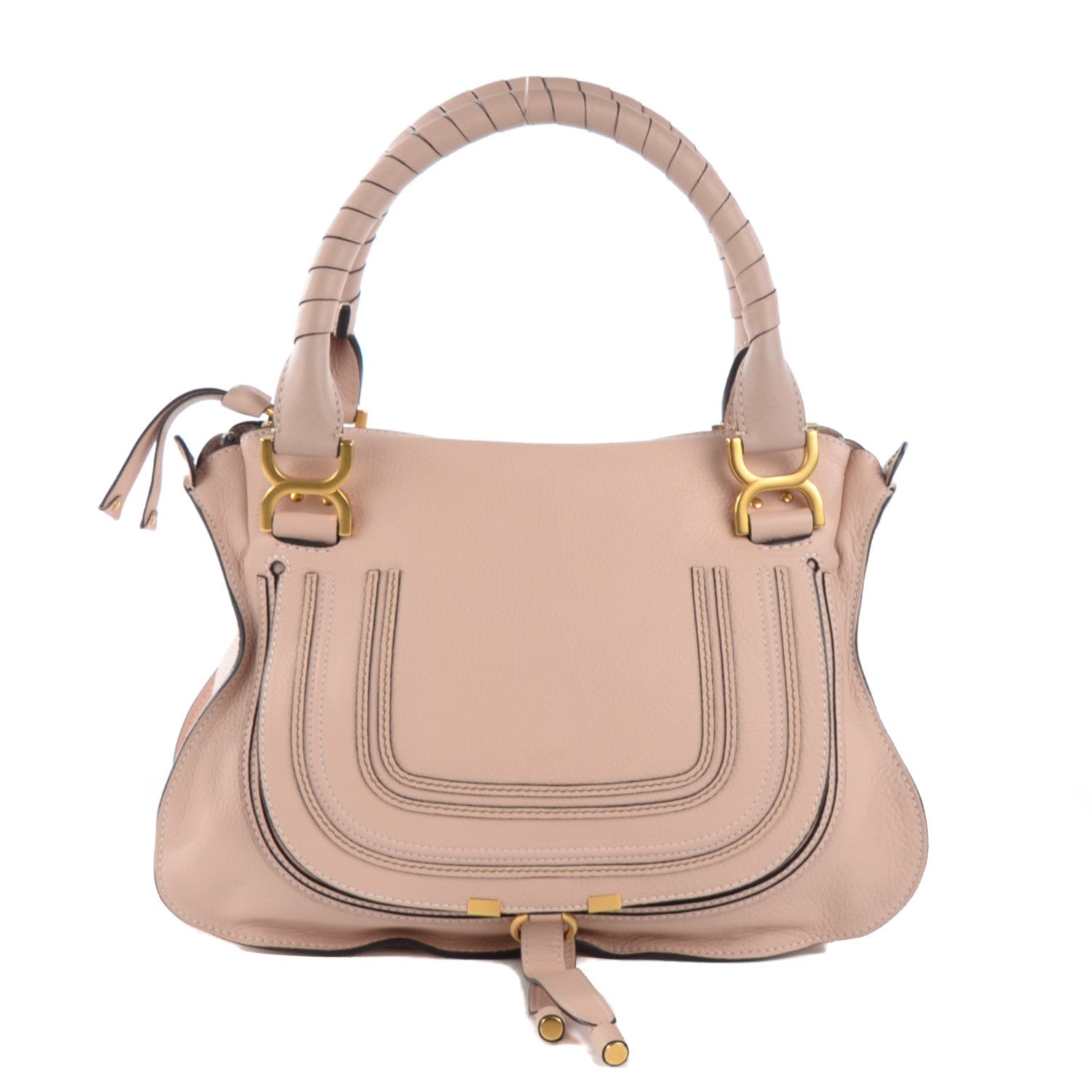 Chloe Calfskin Medium Marcie Satchel Anemone Pink 1 of 8