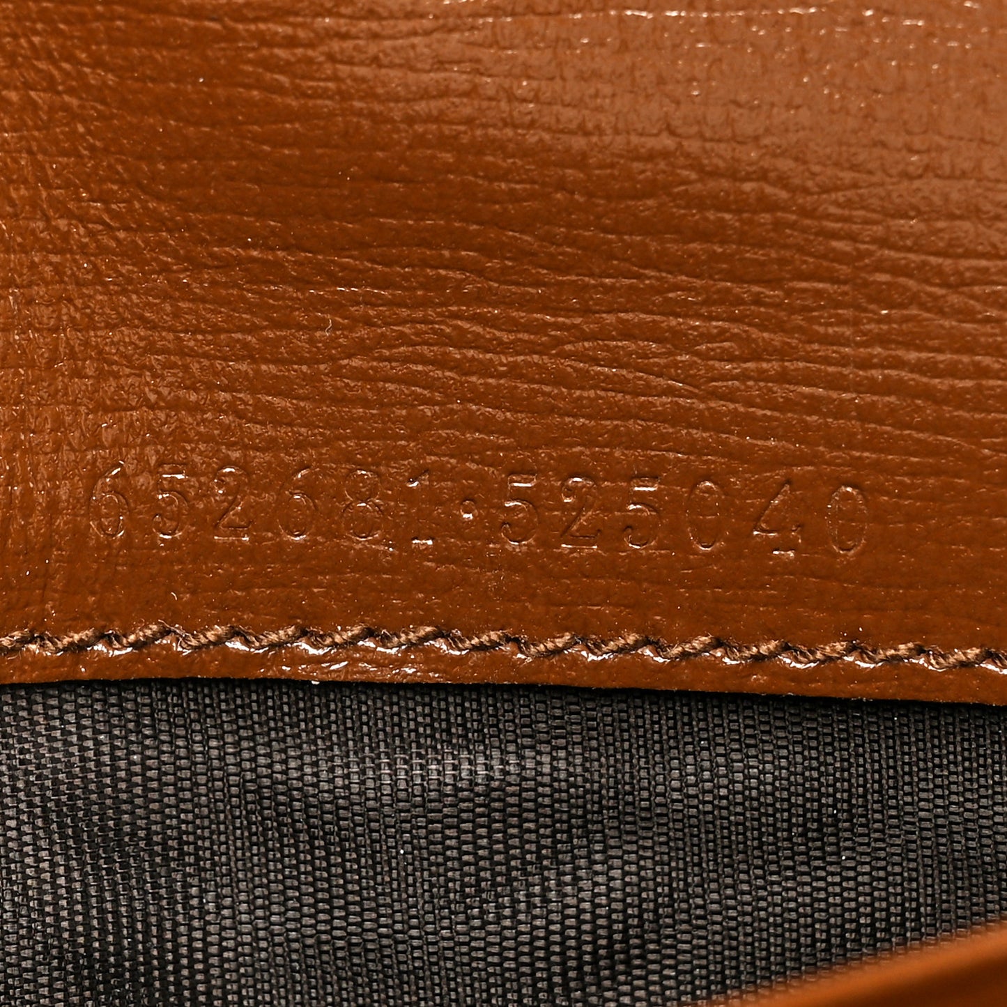 GG Supreme Monogram Azalea Calfskin Web Jackie 1961 Chain Wallet Beige Ebony Brown Sugar
