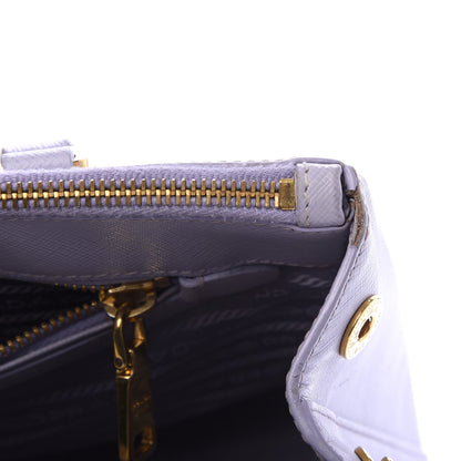 Prada Saffiano Small Galleria Double Zip Tote Glicine 16 of 18