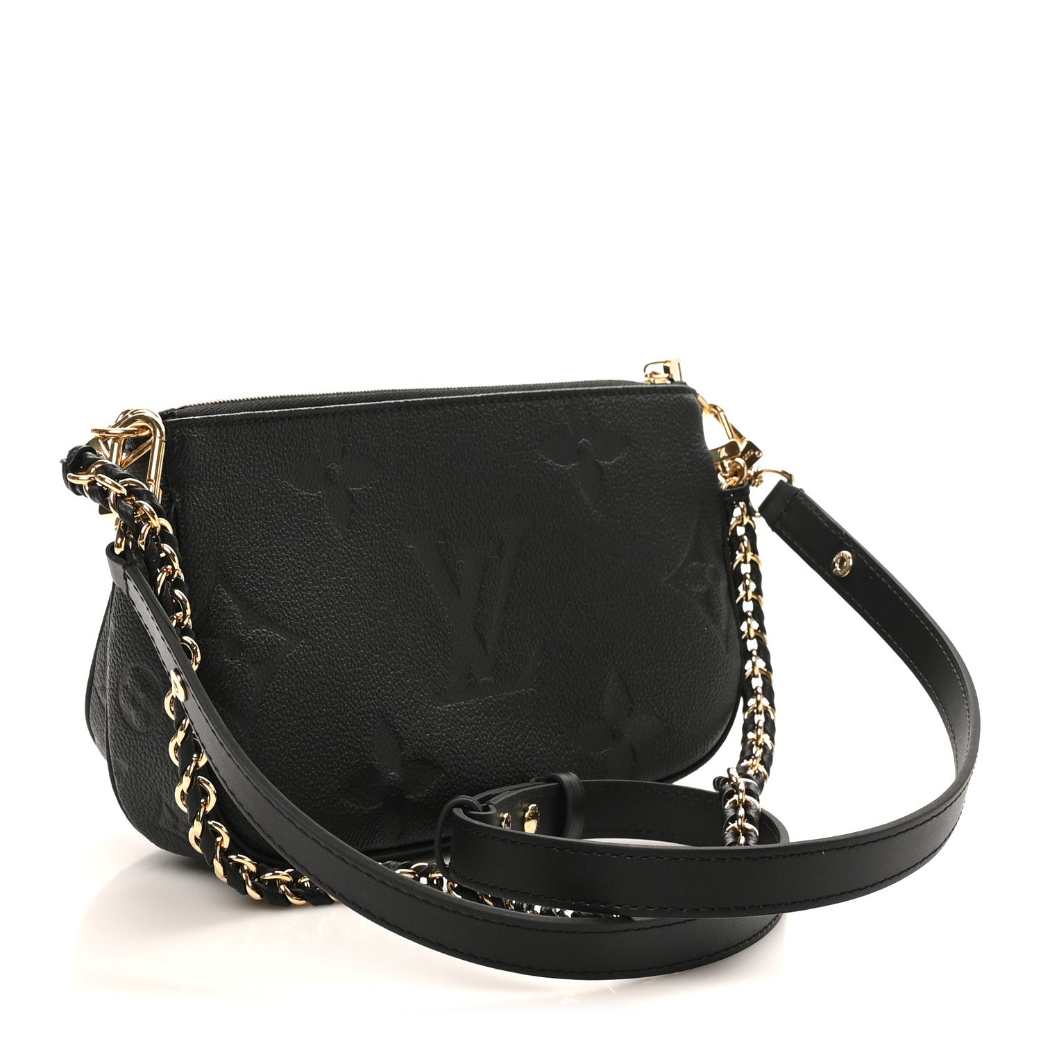 Louis Vuitton Empreinte Monogram Giant Multi Pochette Accessories Black 3 of 11