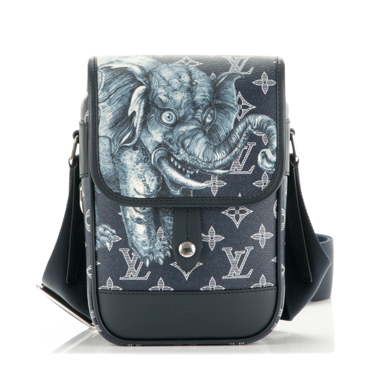 Louis Vuitton Savane Monogram Elephant Chapman Messenger BB Encre 1 of 6