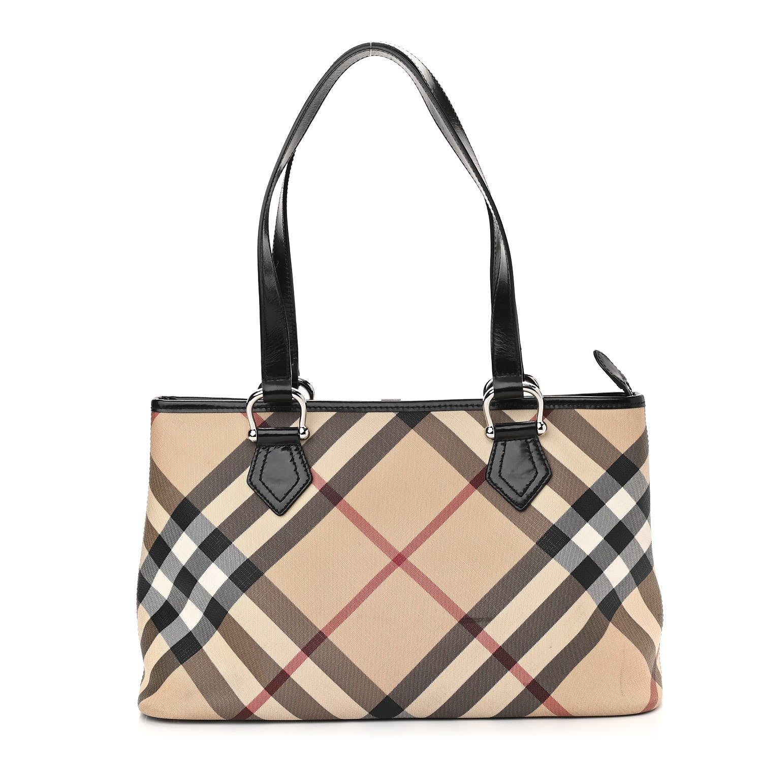 Burberry Supernova Check Regent Tote Black 1 of 13
