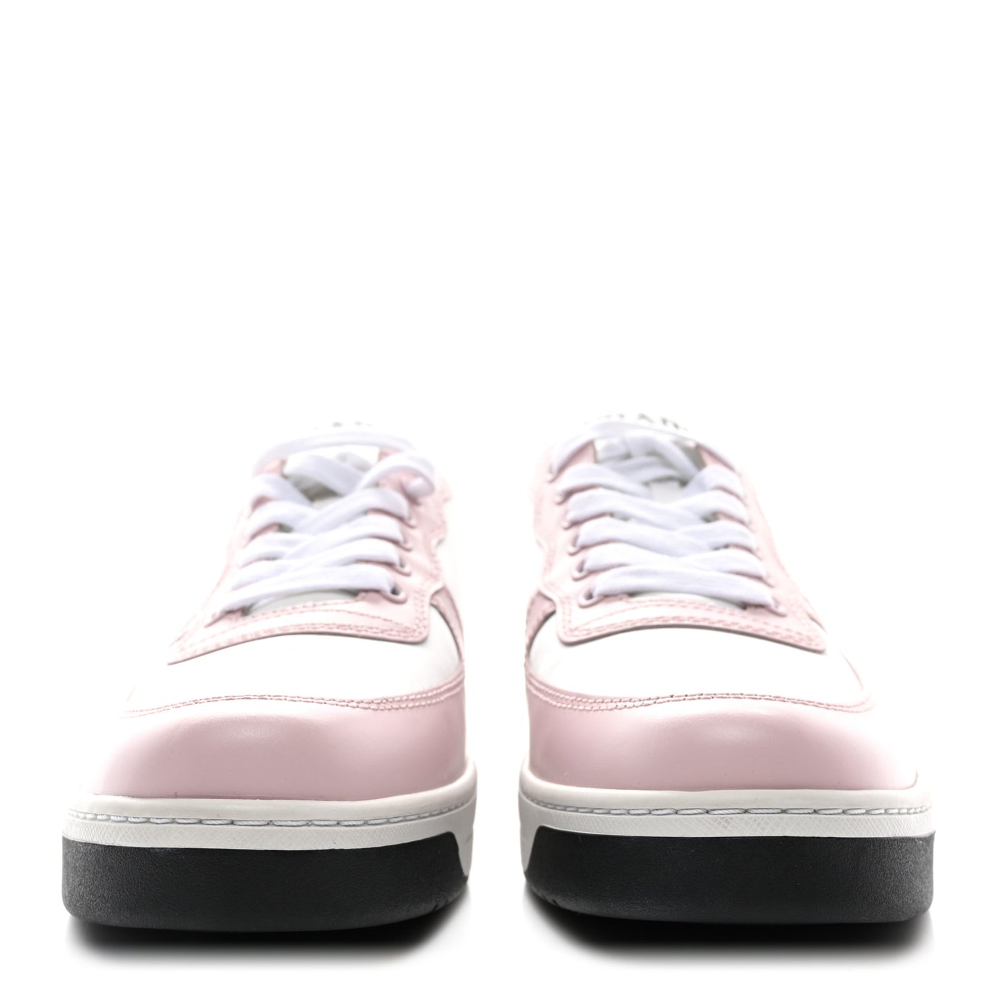 Vitello Sport Spazzolato Rois Rubber Triangle Logo Perforated Womens District Low Top 30mm Sneakers 38.5 White Alabastro