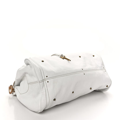 Chloe Calfskin Medium Paddington Satchel White 4 of 12