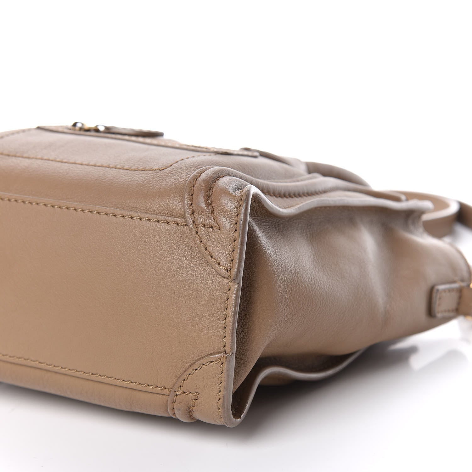 Celine Smooth Calfskin Nano Luggage Camel 6 of 14