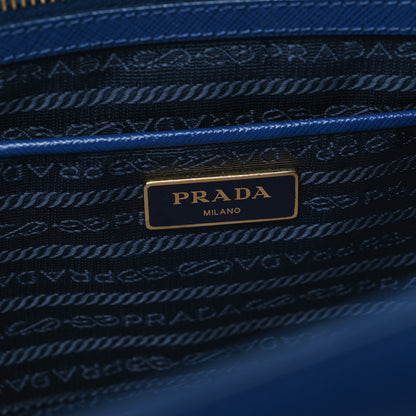 Prada Saffiano Large Galleria Double Zip Tote Bluette 6 of 11